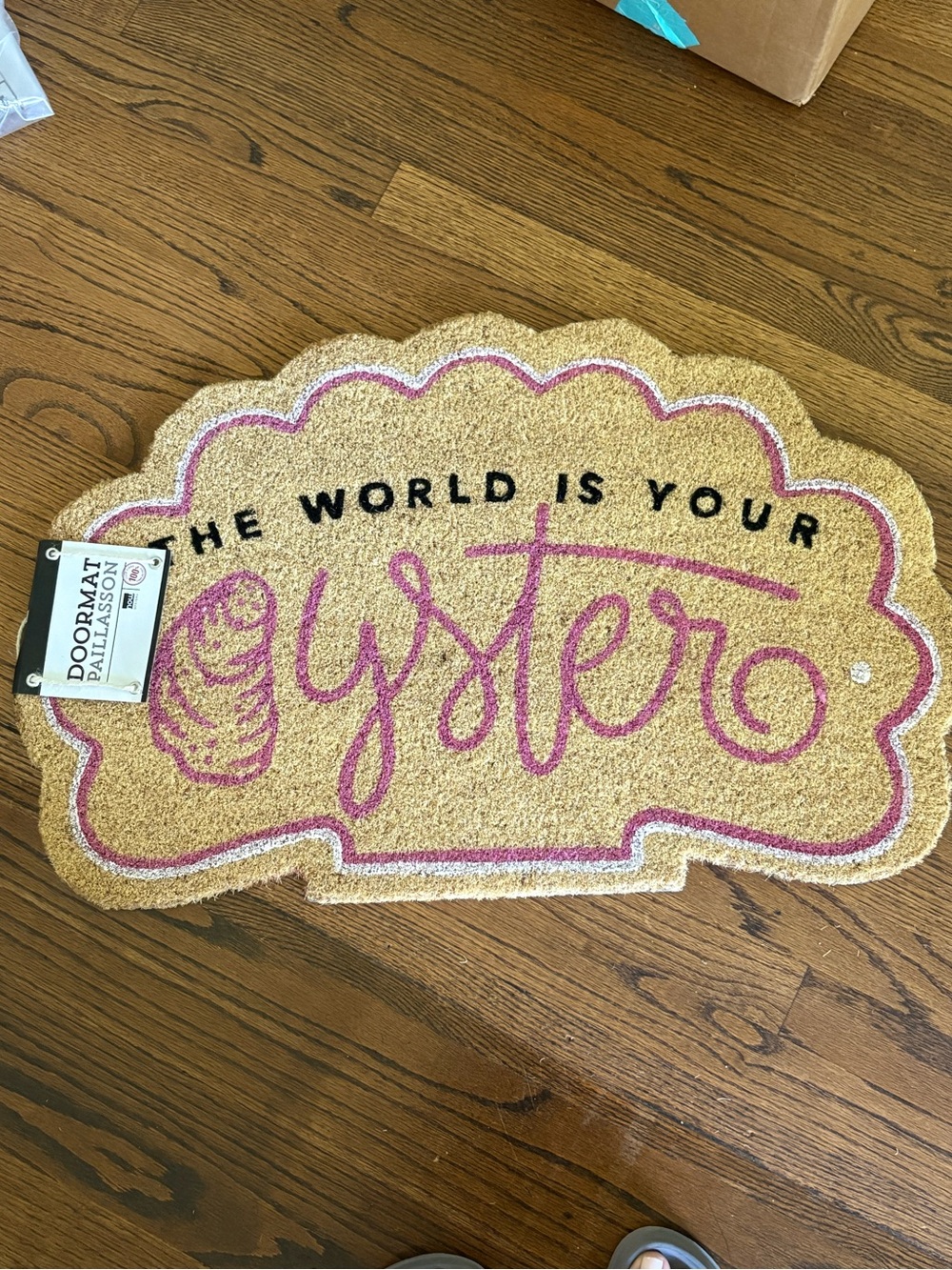 Anthropologie The World is Your Oyster Doormat